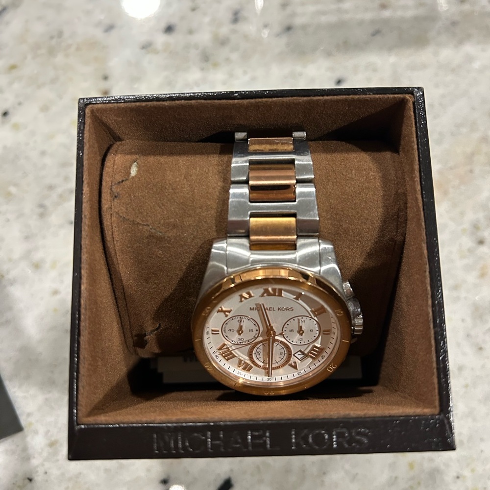 Michael Kors Two-Tone Chronograph Watch - Picture 8 of 13